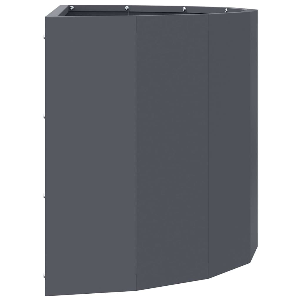 vidaXL Donica Antracyt 60 x 30 x 35 cm Stal