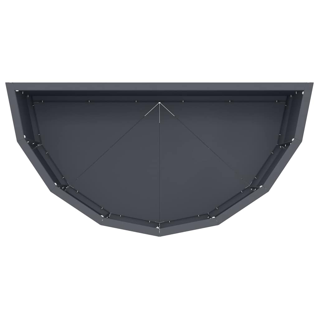 vidaXL Donica Antracyt 60 x 30 x 35 cm Stal
