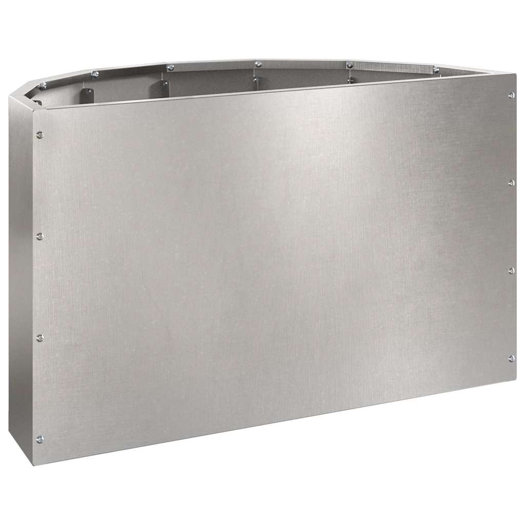 vidaXL Donica Srebrny 60 x 30 x 35 cm Stal nierdzewna
