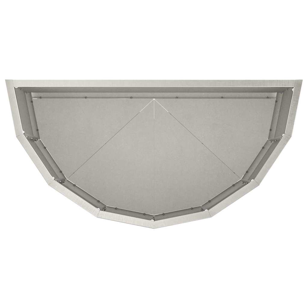 vidaXL Donica Srebrny 60 x 30 x 35 cm Stal nierdzewna
