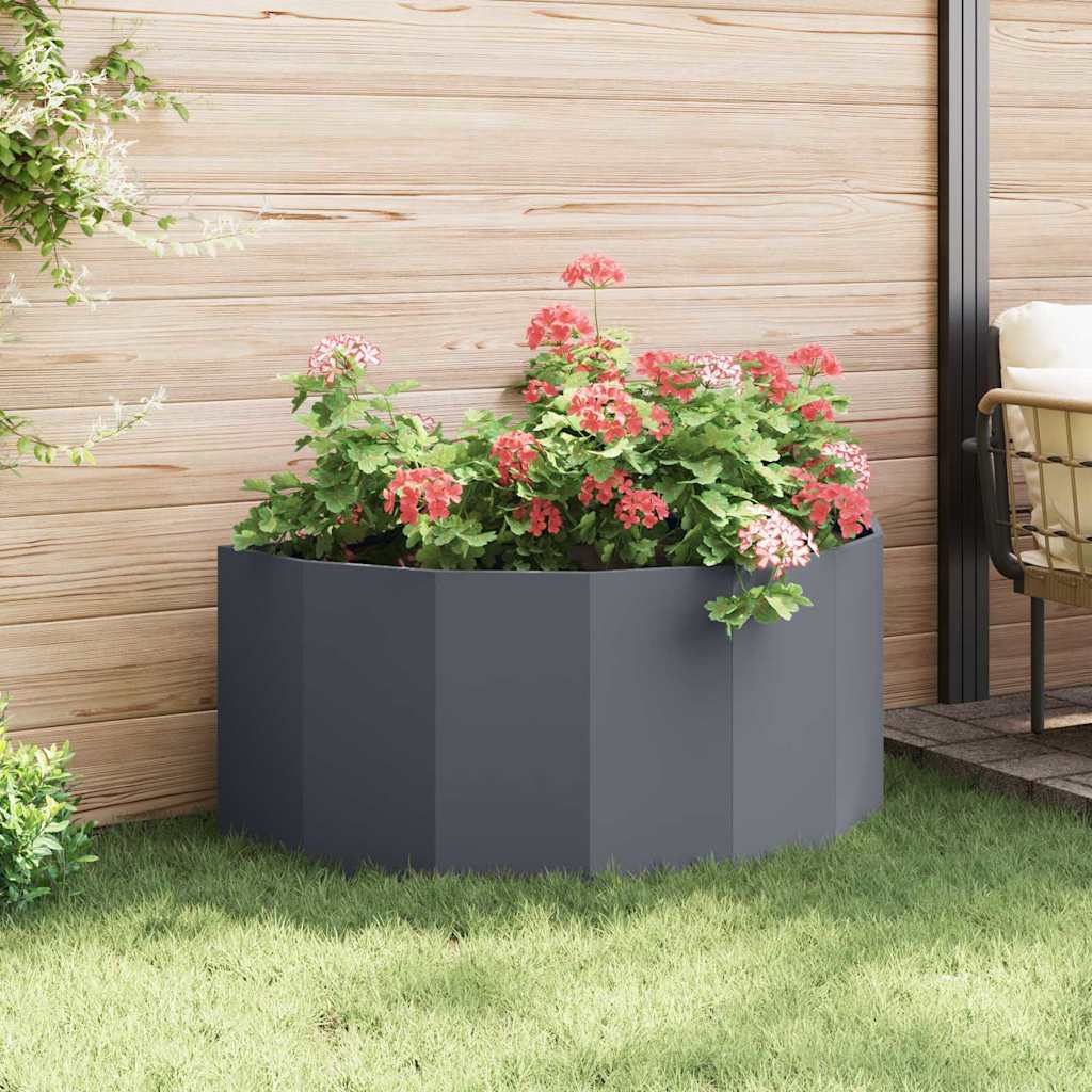 vidaXL Donica Antracyt 120 x 60 x 50 cm Stal