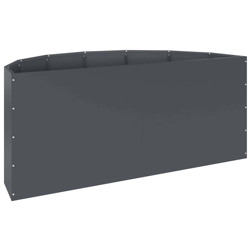 vidaXL Donica Antracyt 120 x 60 x 50 cm Stal