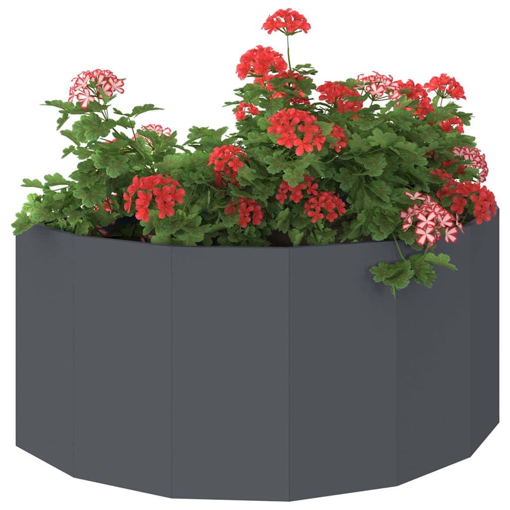 vidaXL Donica Antracyt 120 x 60 x 50 cm Stal