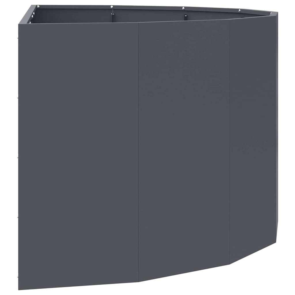 vidaXL Donica Antracyt 120 x 60 x 50 cm Stal