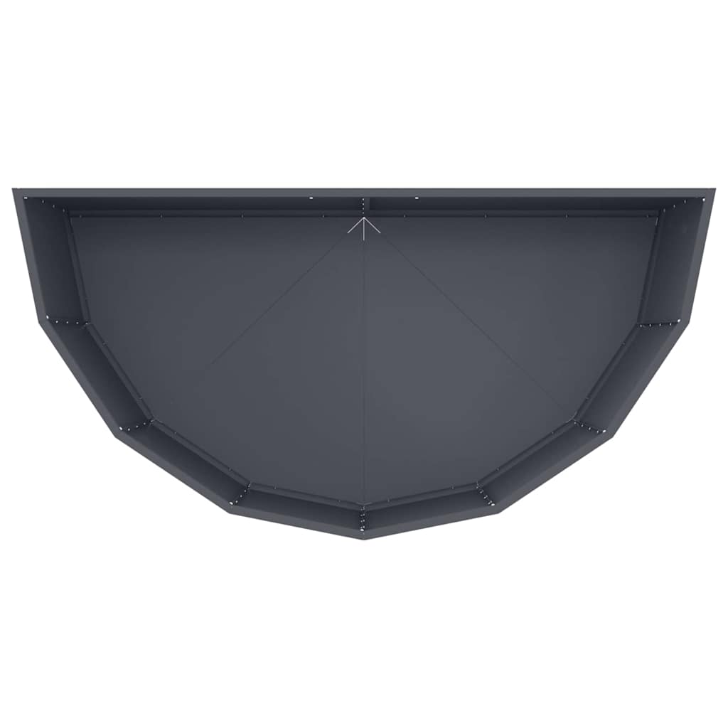 vidaXL Donica Antracyt 120 x 60 x 50 cm Stal