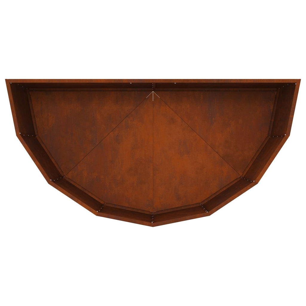 vidaXL Donica Rdzawy 120 x 60 x 50 cm