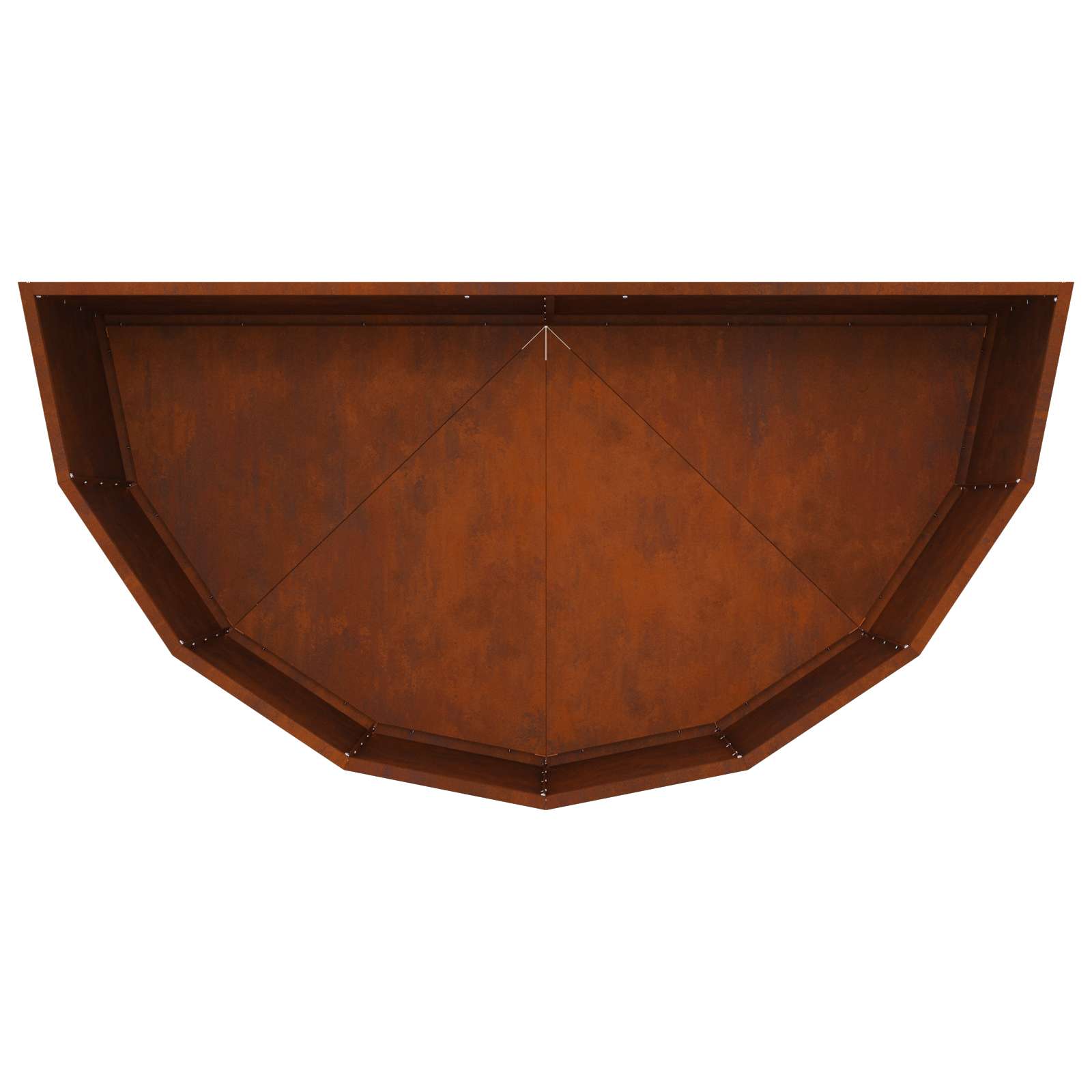 vidaXL Donica Rdzawy 120 x 60 x 50 cm