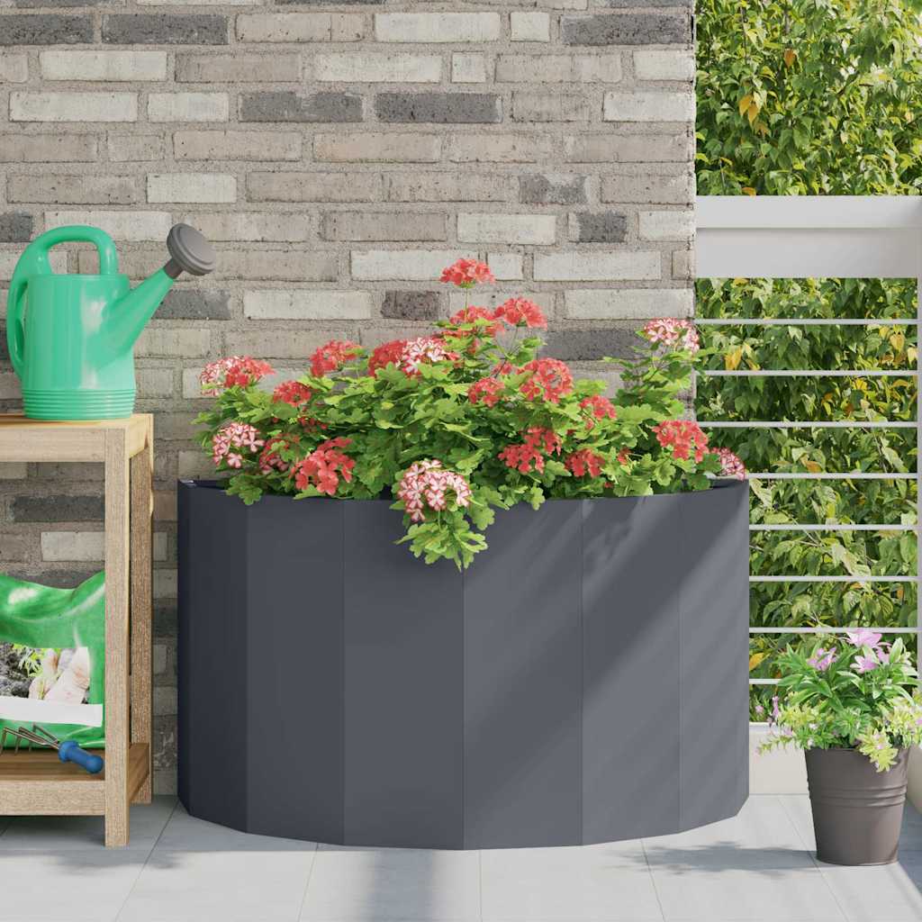vidaXL Donica Antracyt 90 x 45 x 50 cm Stal