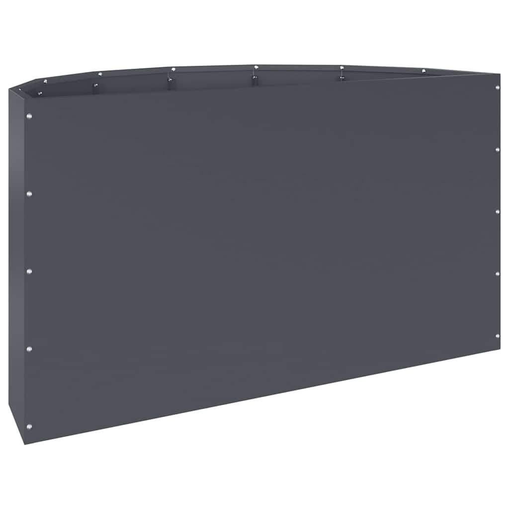 vidaXL Donica Antracyt 90 x 45 x 50 cm Stal