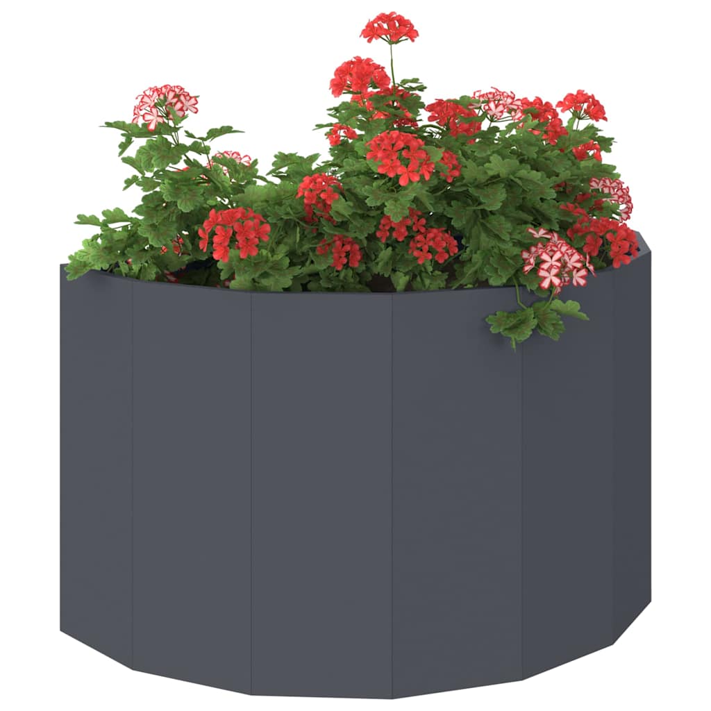 vidaXL Donica Antracyt 90 x 45 x 50 cm Stal