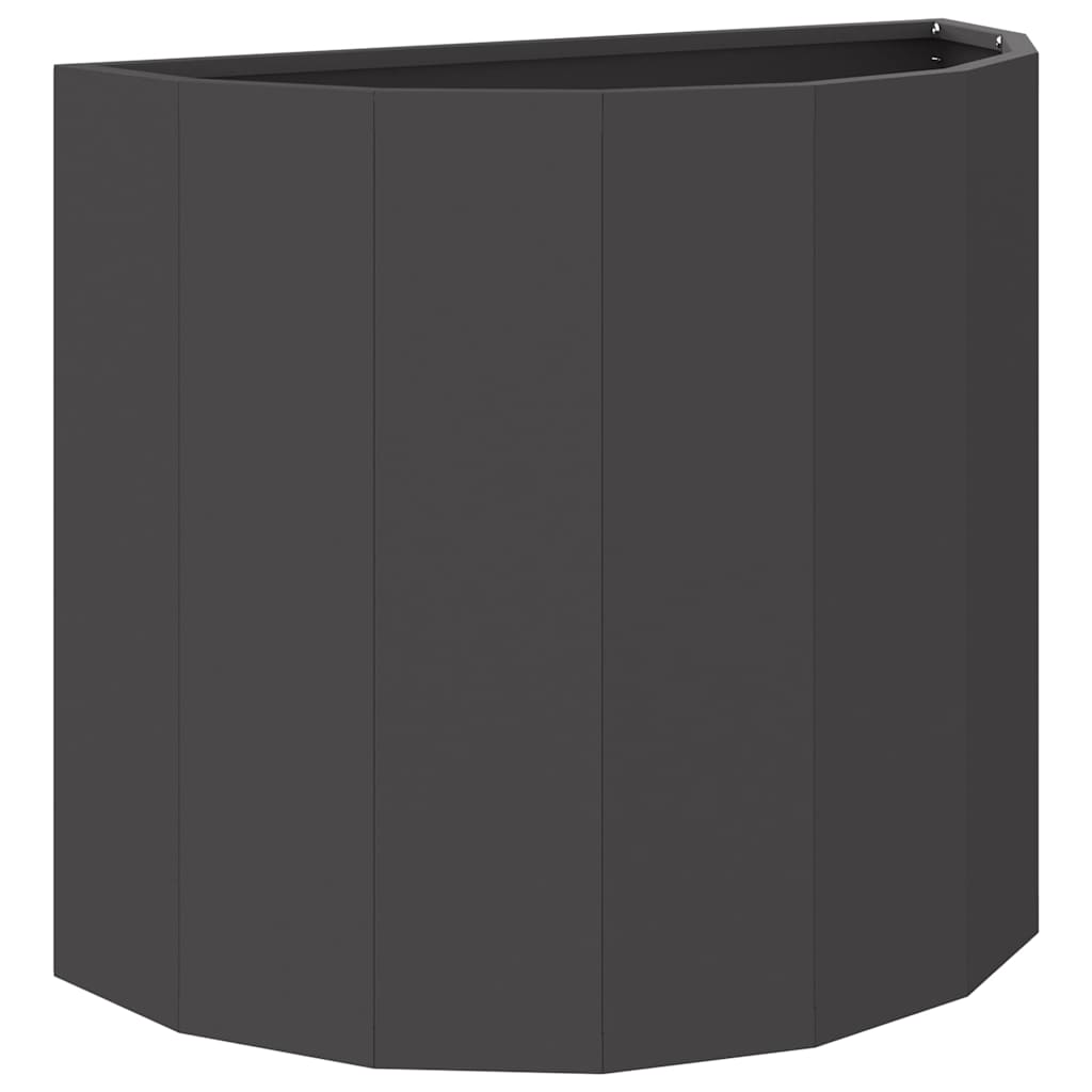 vidaXL Donica Czarny 60 x 30 x 50 cm Stal