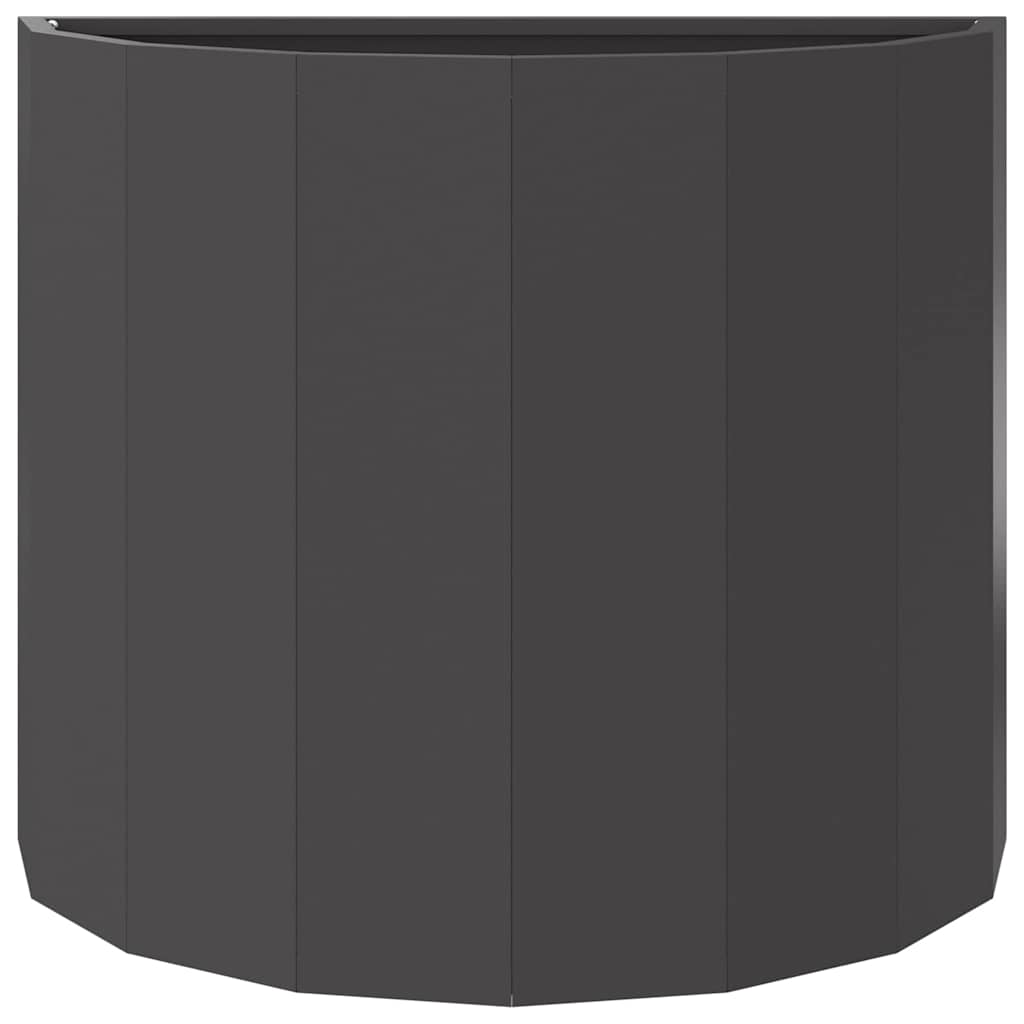 vidaXL Donica Czarny 60 x 30 x 50 cm Stal