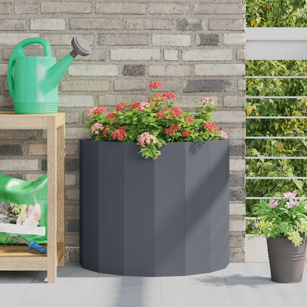 vidaXL Donica Antracyt 60 x 30 x 50 cm Stal