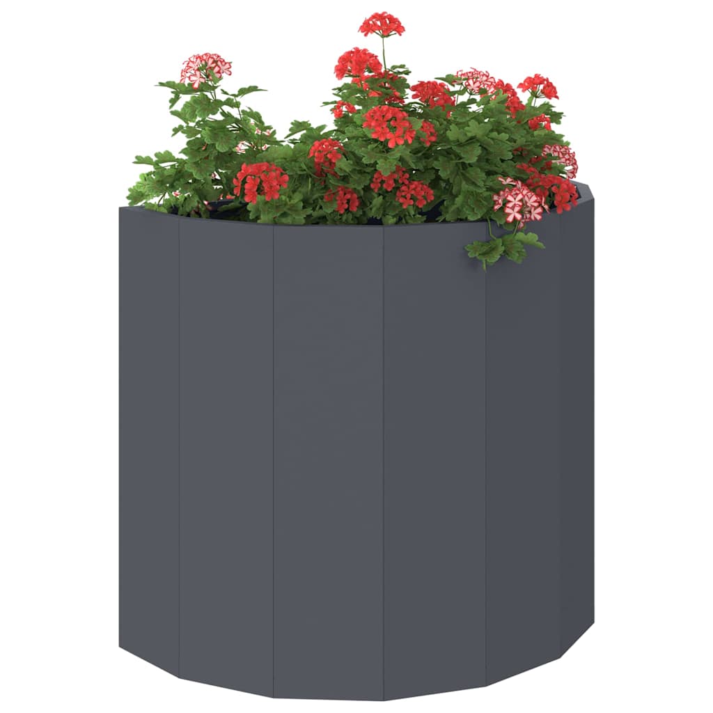 vidaXL Donica Antracyt 60 x 30 x 50 cm Stal