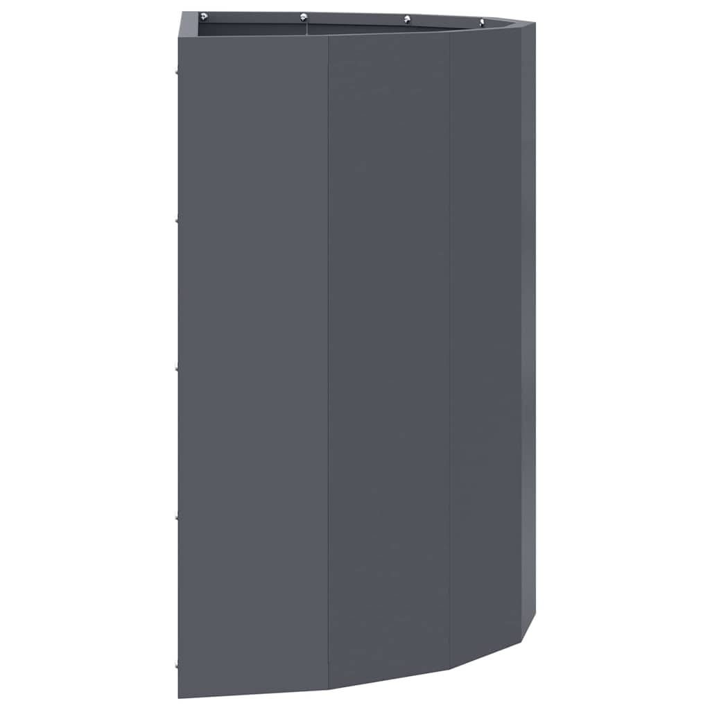 vidaXL Donica Antracyt 60 x 30 x 50 cm Stal