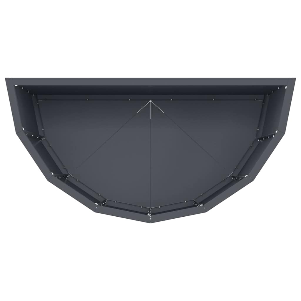 vidaXL Donica Antracyt 60 x 30 x 50 cm Stal