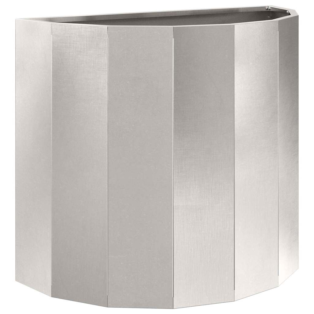 vidaXL Donica Srebrny 60 x 30 x 50 cm Stal nierdzewna