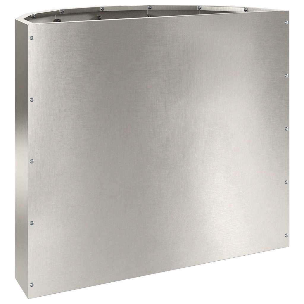 vidaXL Donica Srebrny 60 x 30 x 50 cm Stal nierdzewna
