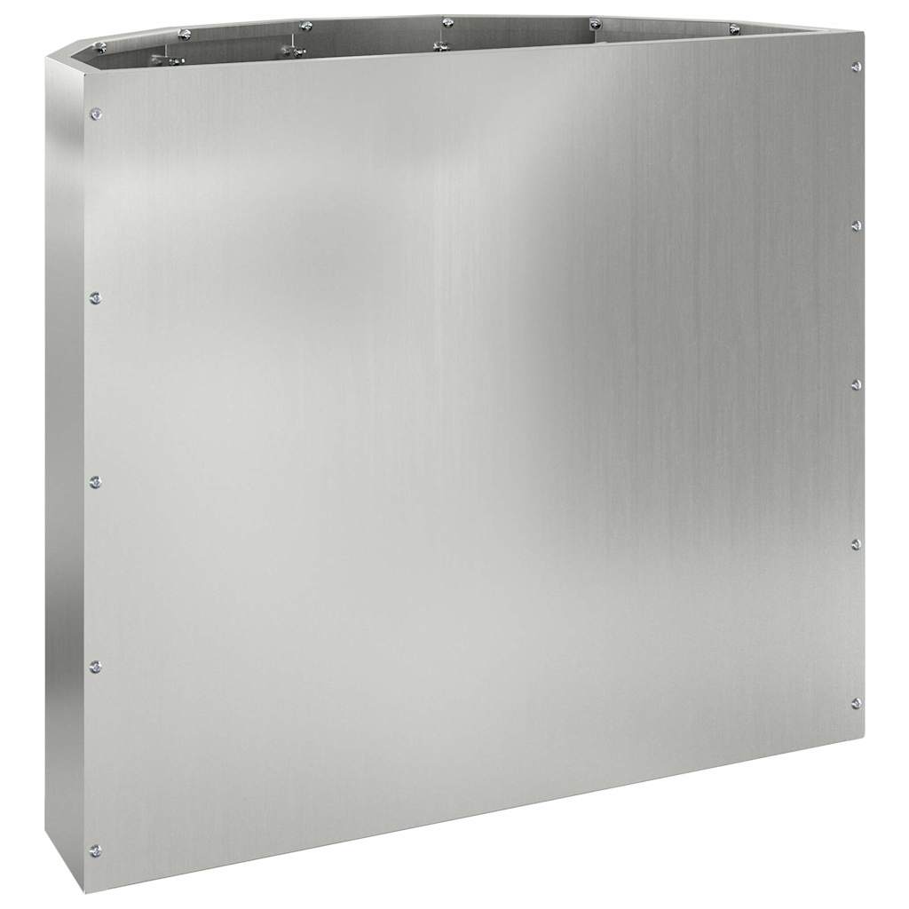 vidaXL Donica Srebrny 60 x 30 x 50 cm Stal Galwanizowana