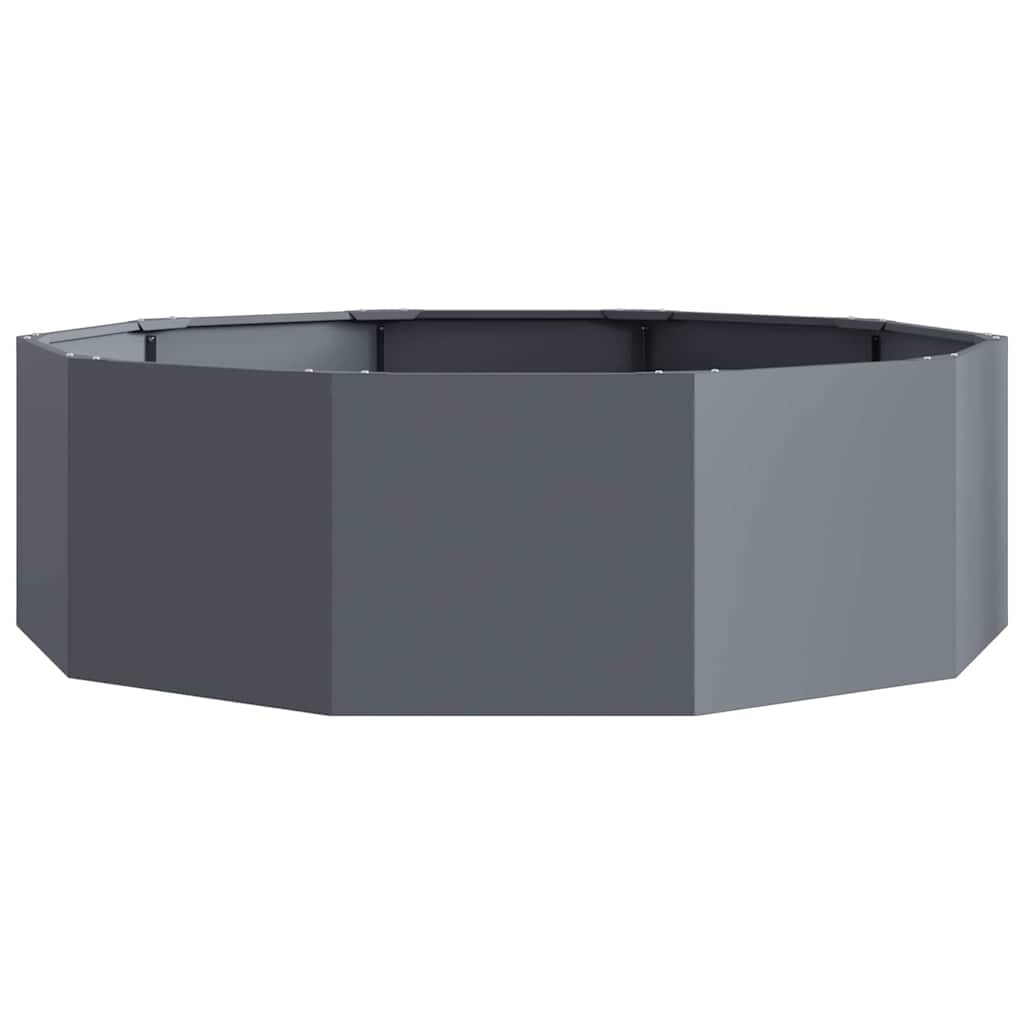 vidaXL Donica Antracyt 120 x 120 x 35 cm Stal