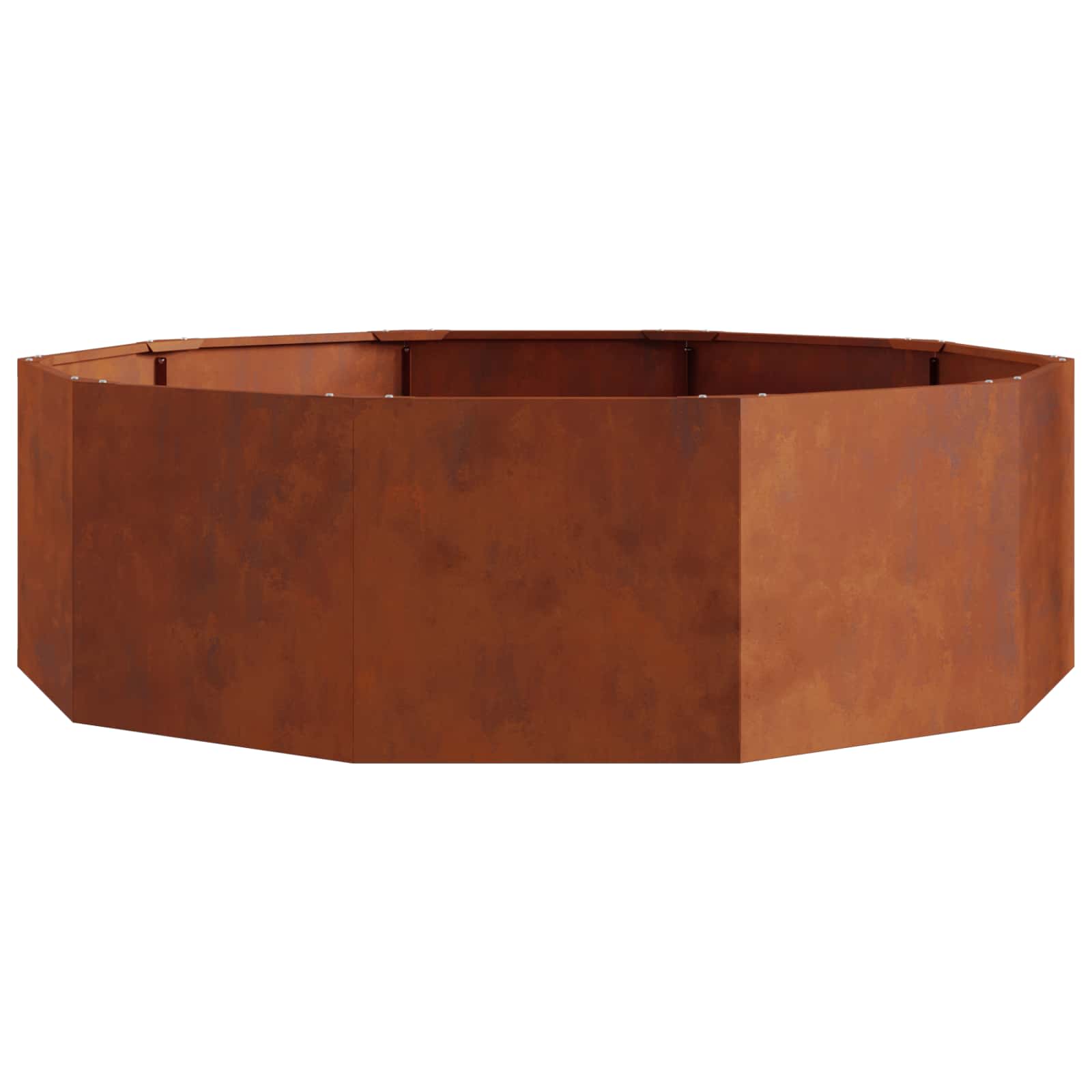vidaXL Donica Rdzawy 120 x 120 x 35 cm