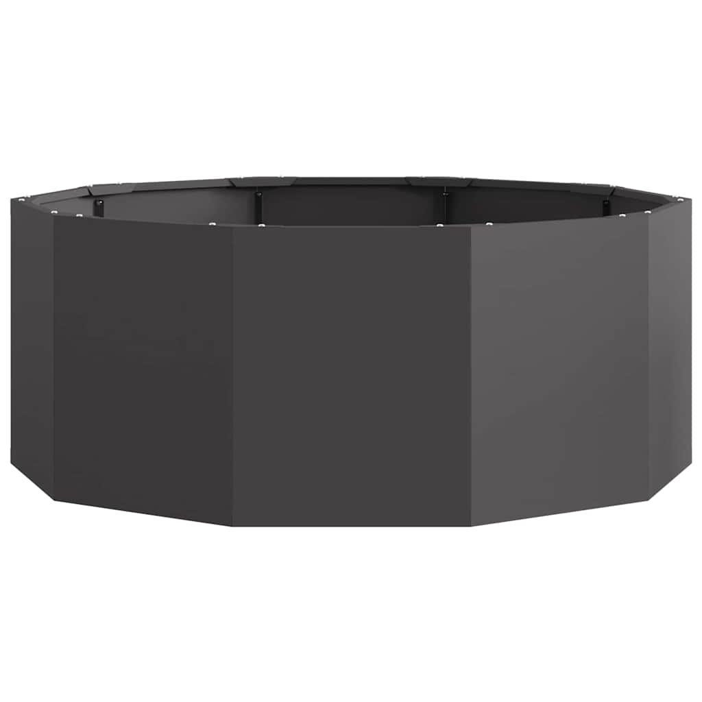 vidaXL Donica Czarny 90 x 90 x 35 cm Stal
