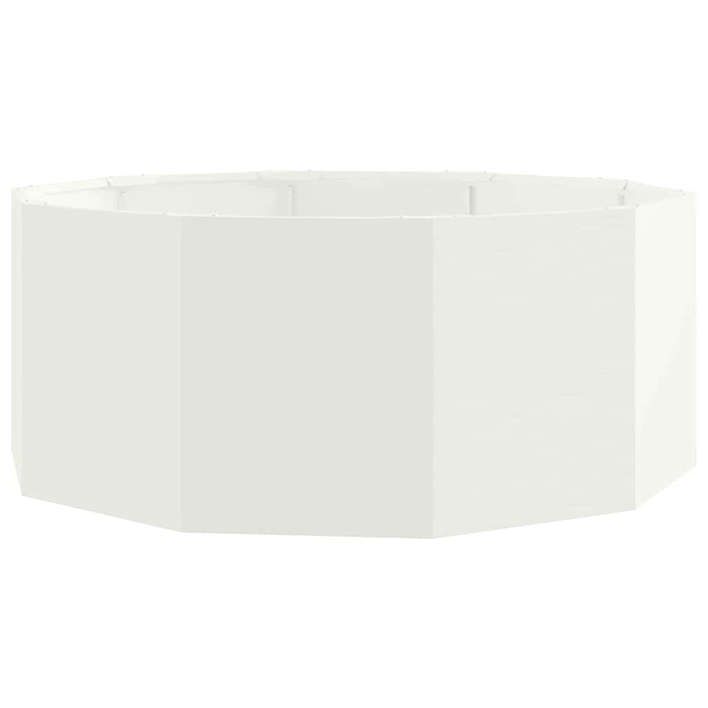 vidaXL Donica Biały 90 x 90 x 35 cm Stal