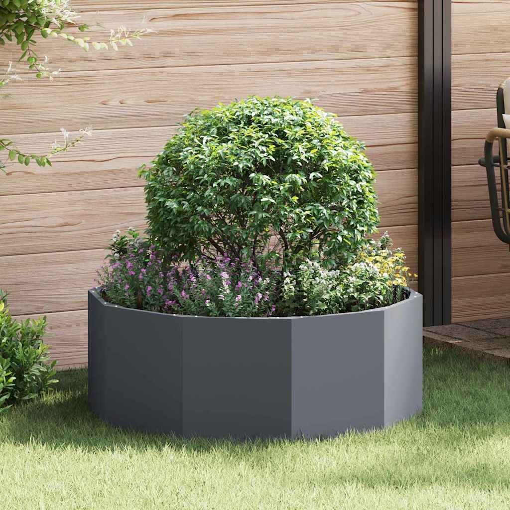 vidaXL Donica Antracyt 90 x 90 x 35 cm Stal