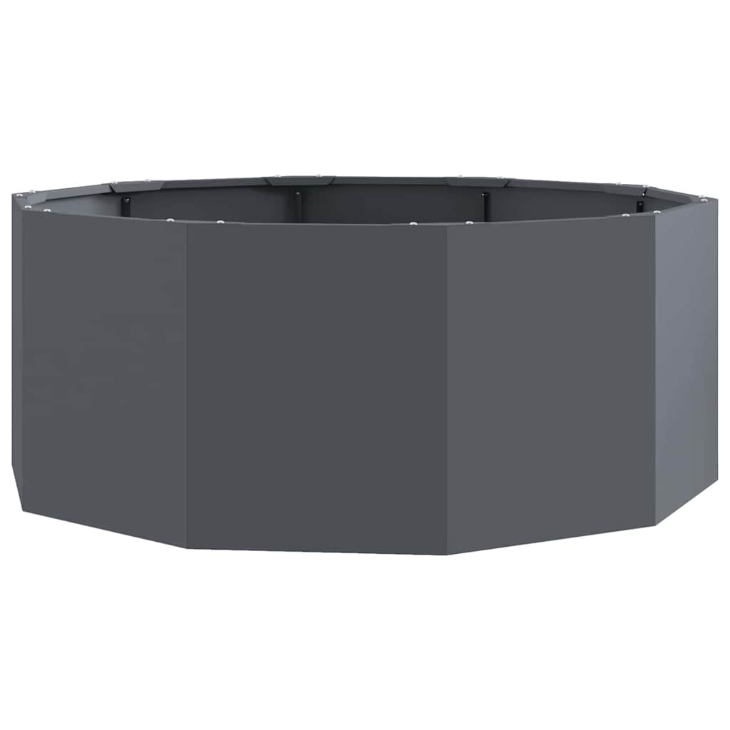 vidaXL Donica Antracyt 90 x 90 x 35 cm Stal