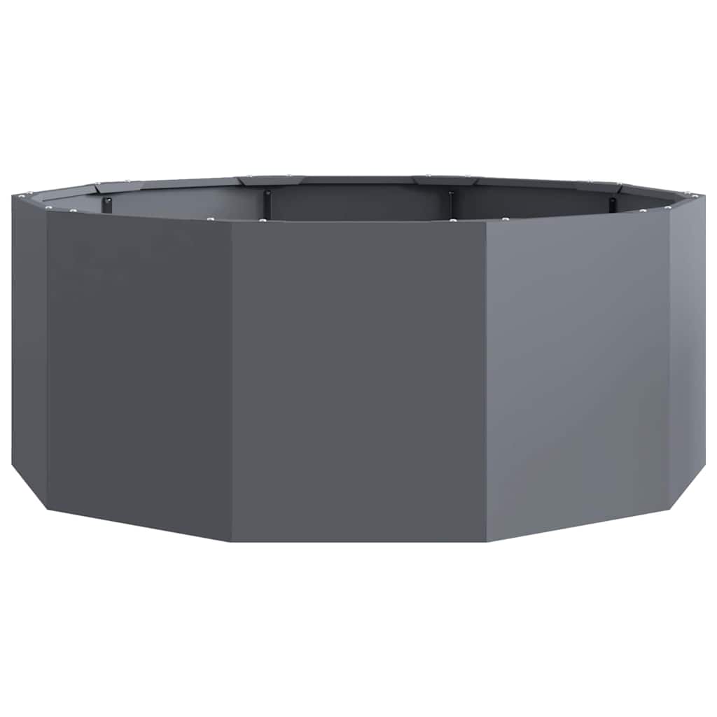 vidaXL Donica Antracyt 90 x 90 x 35 cm Stal