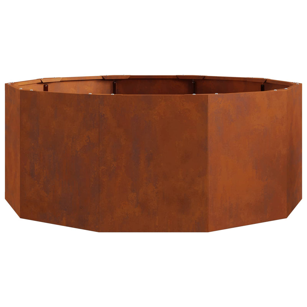 vidaXL Donica Rdzawy 90 x 90 x 35 cm