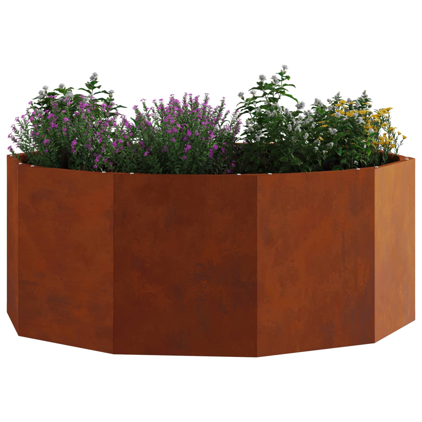 vidaXL Donica Rdzawy 90 x 90 x 35 cm