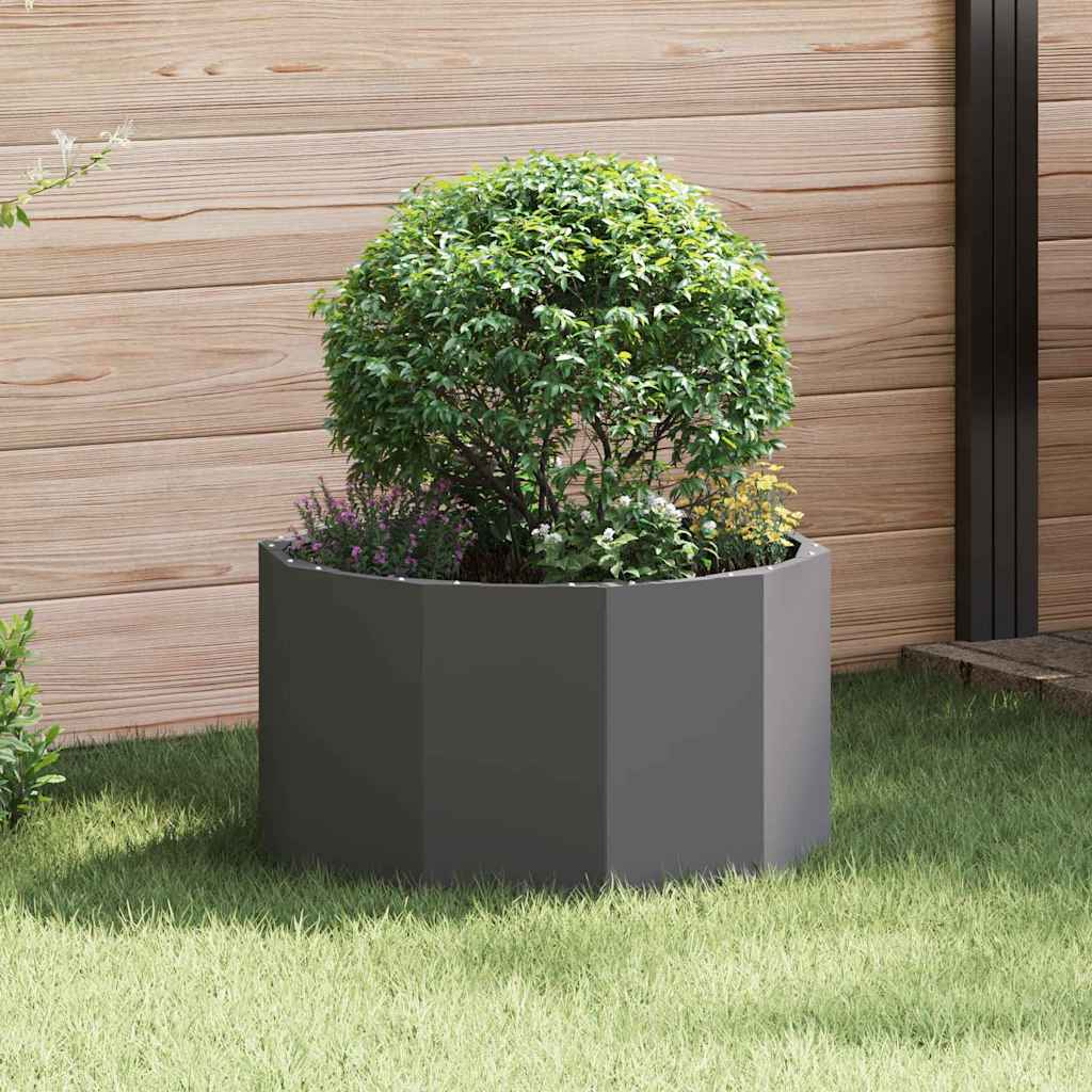 vidaXL Donica Czarny 60 x 60 x 35 cm Stal