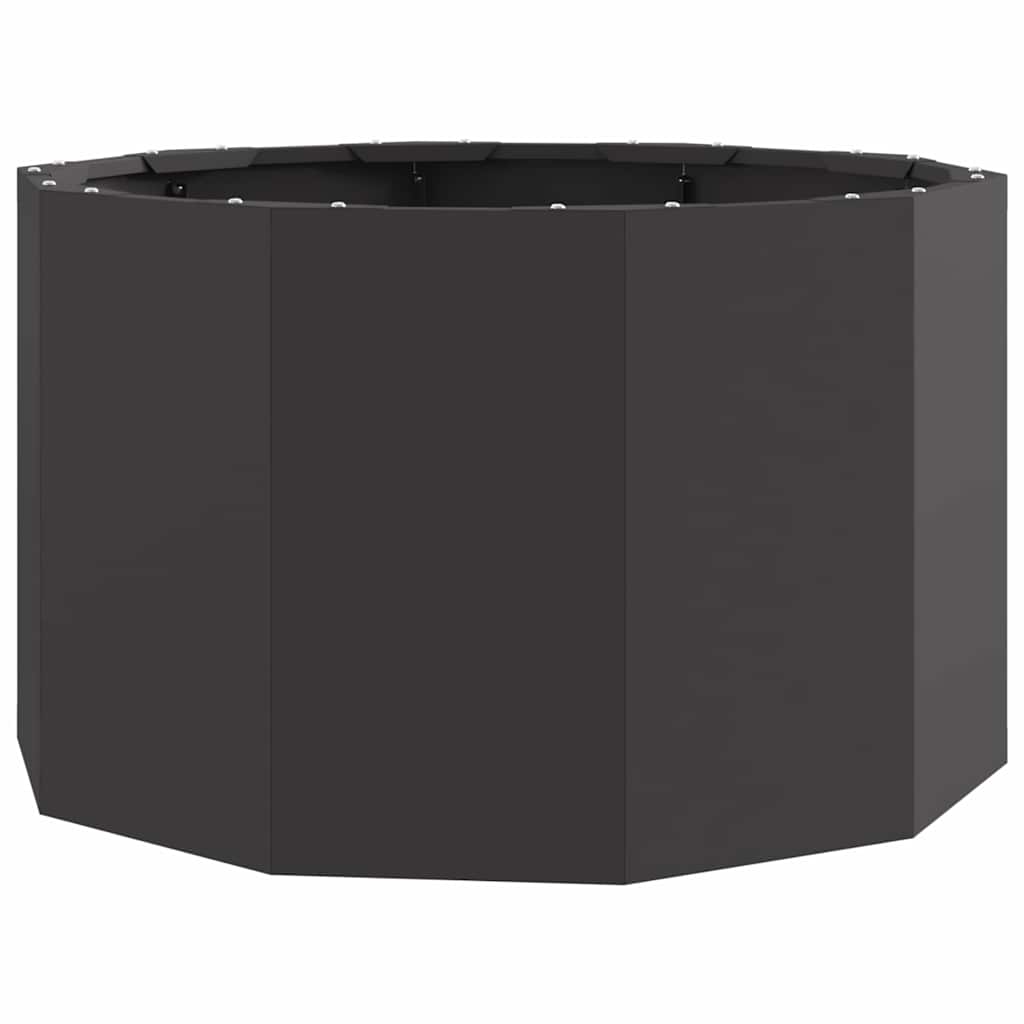 vidaXL Donica Czarny 60 x 60 x 35 cm Stal