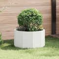 vidaXL Donica Biały 60 x 60 x 35 cm Stal