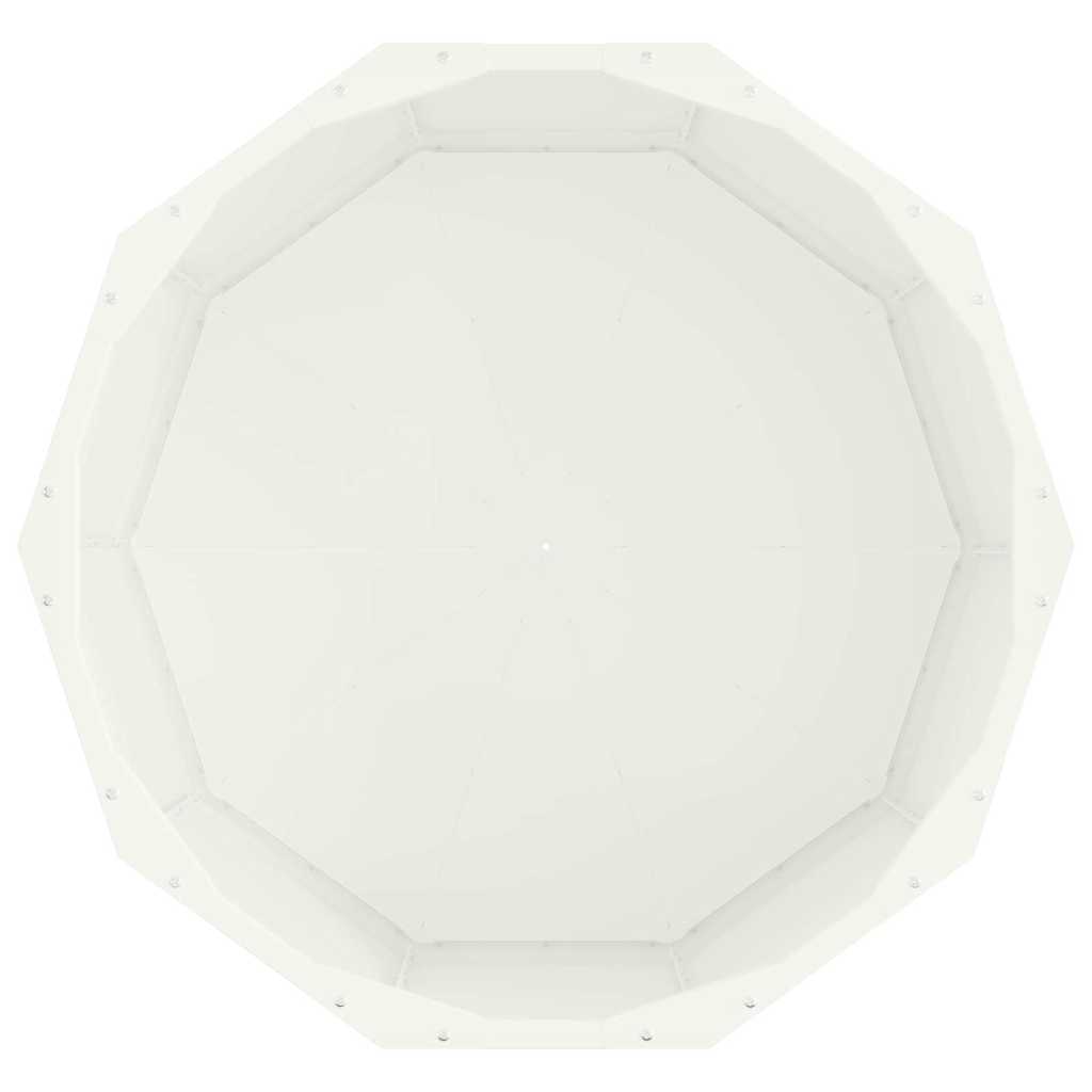 vidaXL Donica Biały 60 x 60 x 35 cm Stal