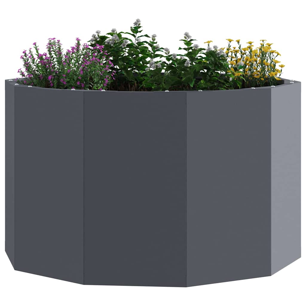 vidaXL Donica Antracyt 60 x 60 x 35 cm Stal