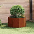 vidaXL Donica Rdzawy 60 x 60 x 35 cm