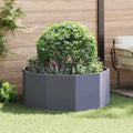 vidaXL Donica Antracyt 120 x 120 x 50 cm Stal