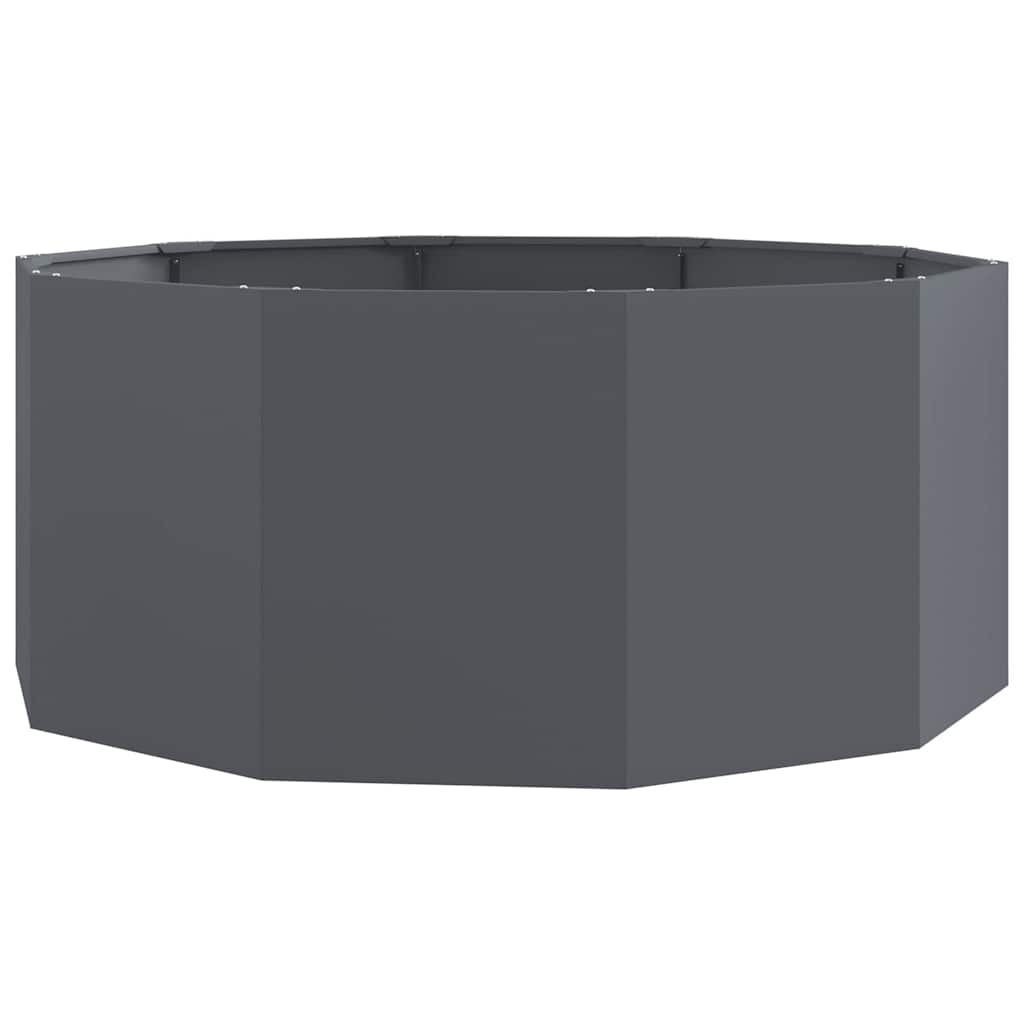 vidaXL Donica Antracyt 120 x 120 x 50 cm Stal