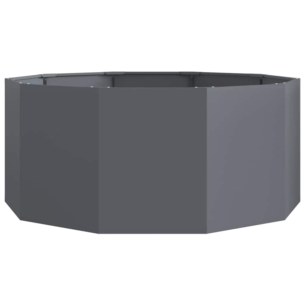 vidaXL Donica Antracyt 120 x 120 x 50 cm Stal