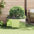 vidaXL Donica Srebrny 120 x 120 x 50 cm Stal Galwanizowana