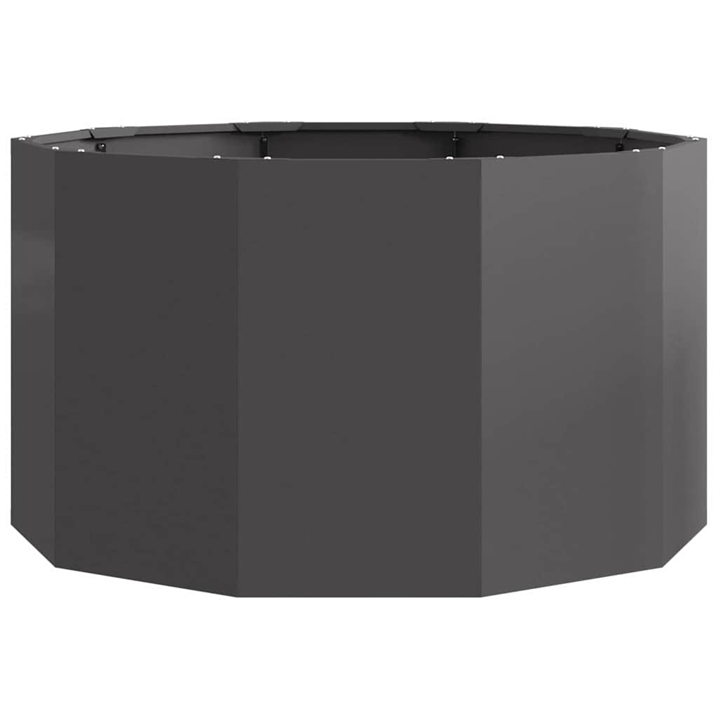 vidaXL Donica Czarny 90 x 90 x 50 cm Stal