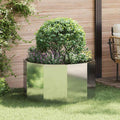 vidaXL Donica Srebrny 90 x 90 x 50 cm Stal Galwanizowana