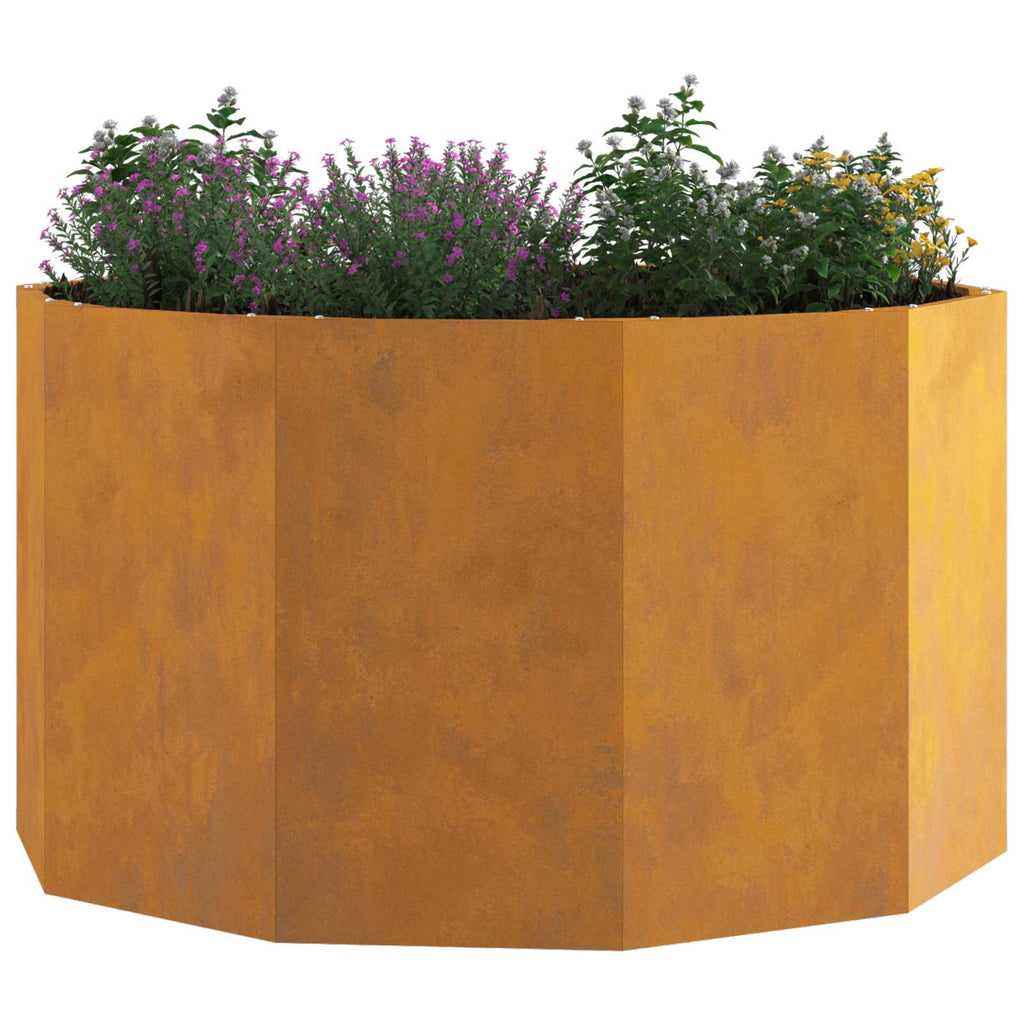 vidaXL Donica Rdzawy 90 x 90 x 50 cm