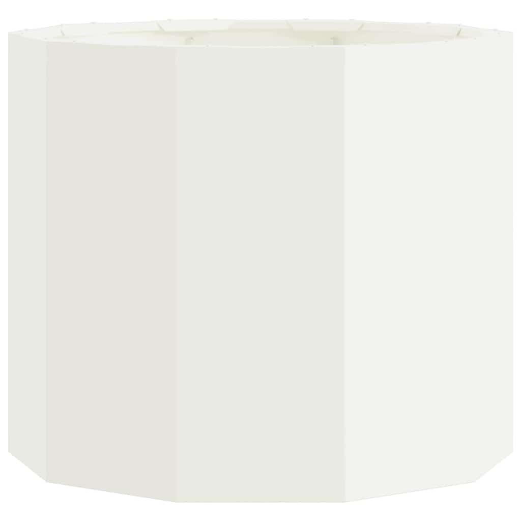 vidaXL Donica Biały 60 x 60 x 50 cm Stal