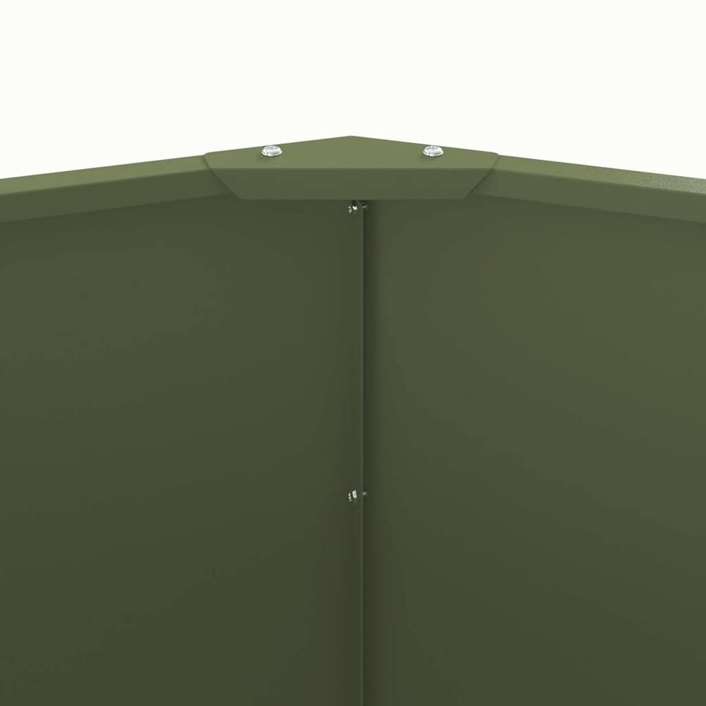 vidaXL Donica Zielony oliwkowy 60 x 60 x 50 cm Stal