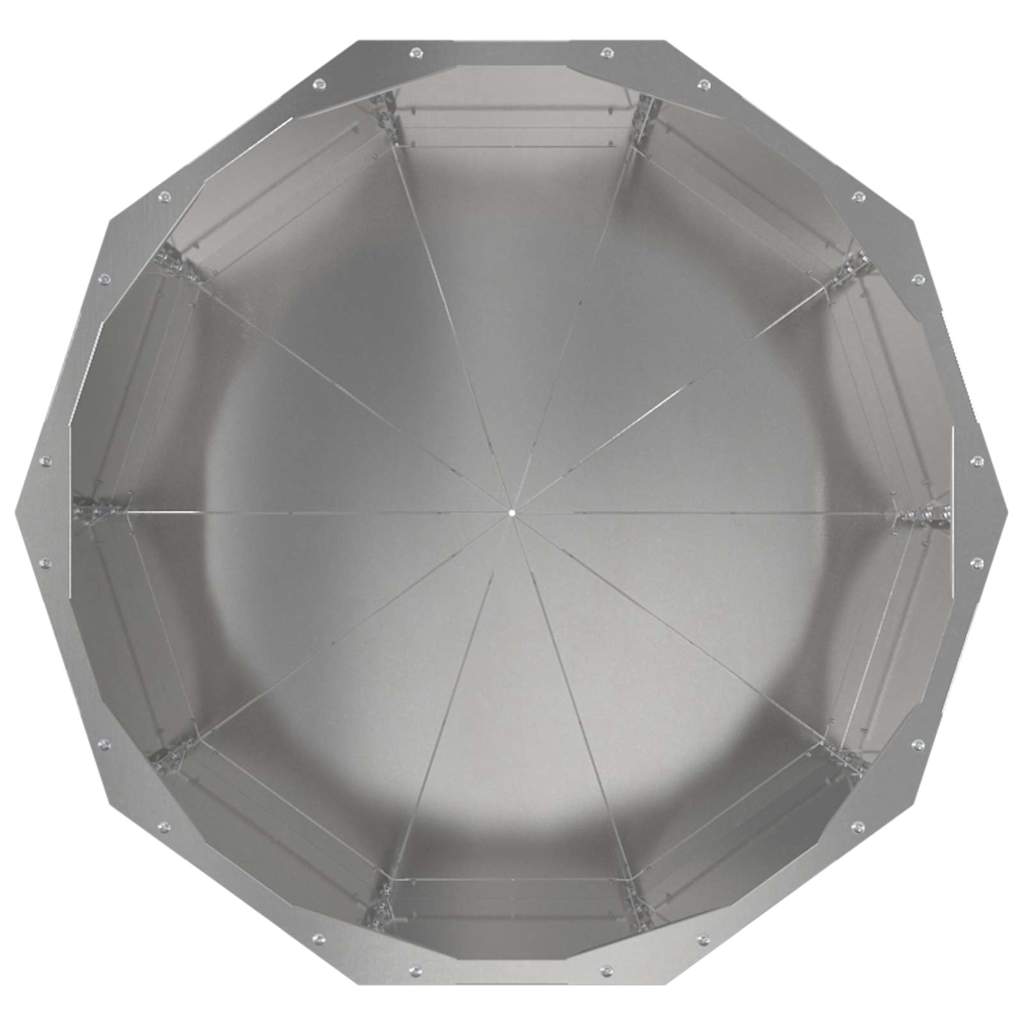vidaXL Donica Srebrny 60 x 60 x 50 cm Stal nierdzewna