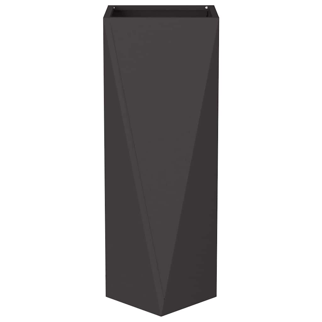vidaXL Donica Czarny 30 x 30 x 75 cm Stal