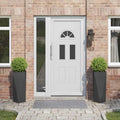 vidaXL Donica 2 pcs Czarny 30 x 30 x 75 cm Stal